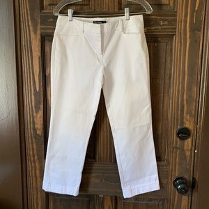 New York & Company White Capri size 4